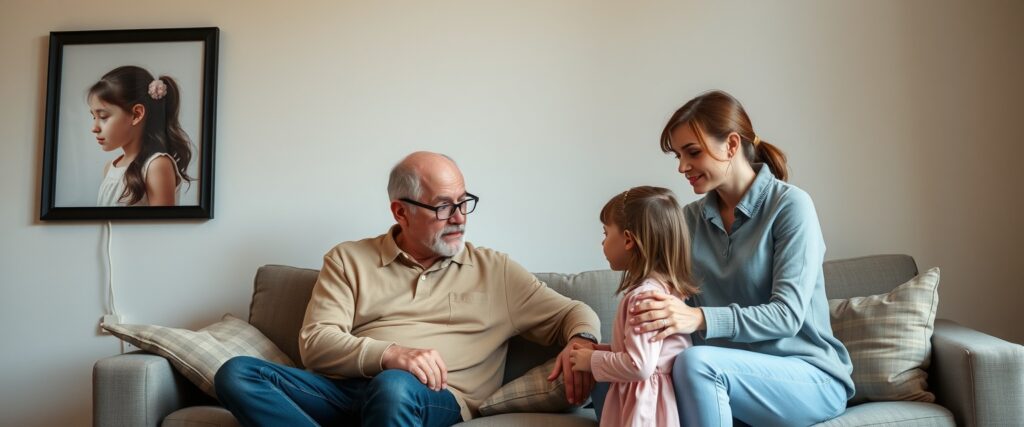 A schoolgirl who had died was reborn and later reunited with her family from a past life.